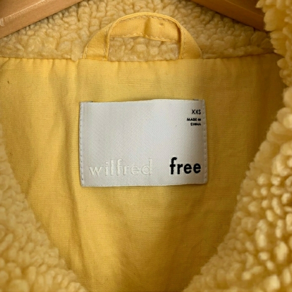 WILFRED FREE Zip-up Teddy Jacket, Size XXS - Picture 5 of 8